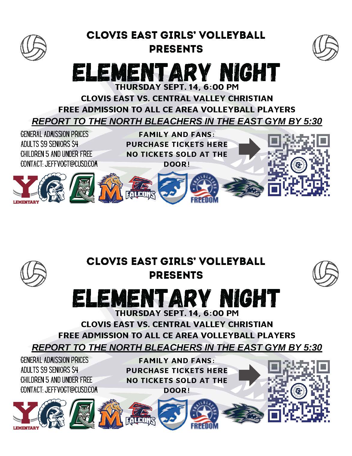 Image for: Girls Volleyball Elementary Night